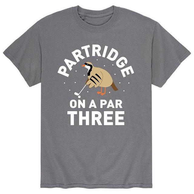 Mens Partridge On A Par Three Tee Grey Product Image