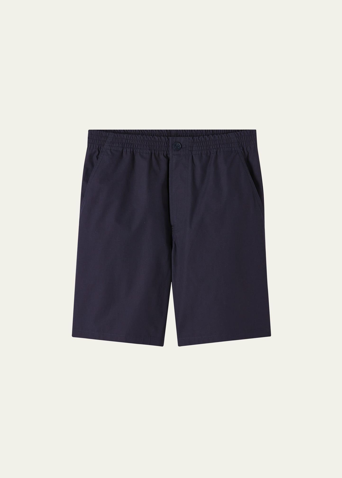 Mens Norris Elastic-Waist Poplin Shorts Product Image