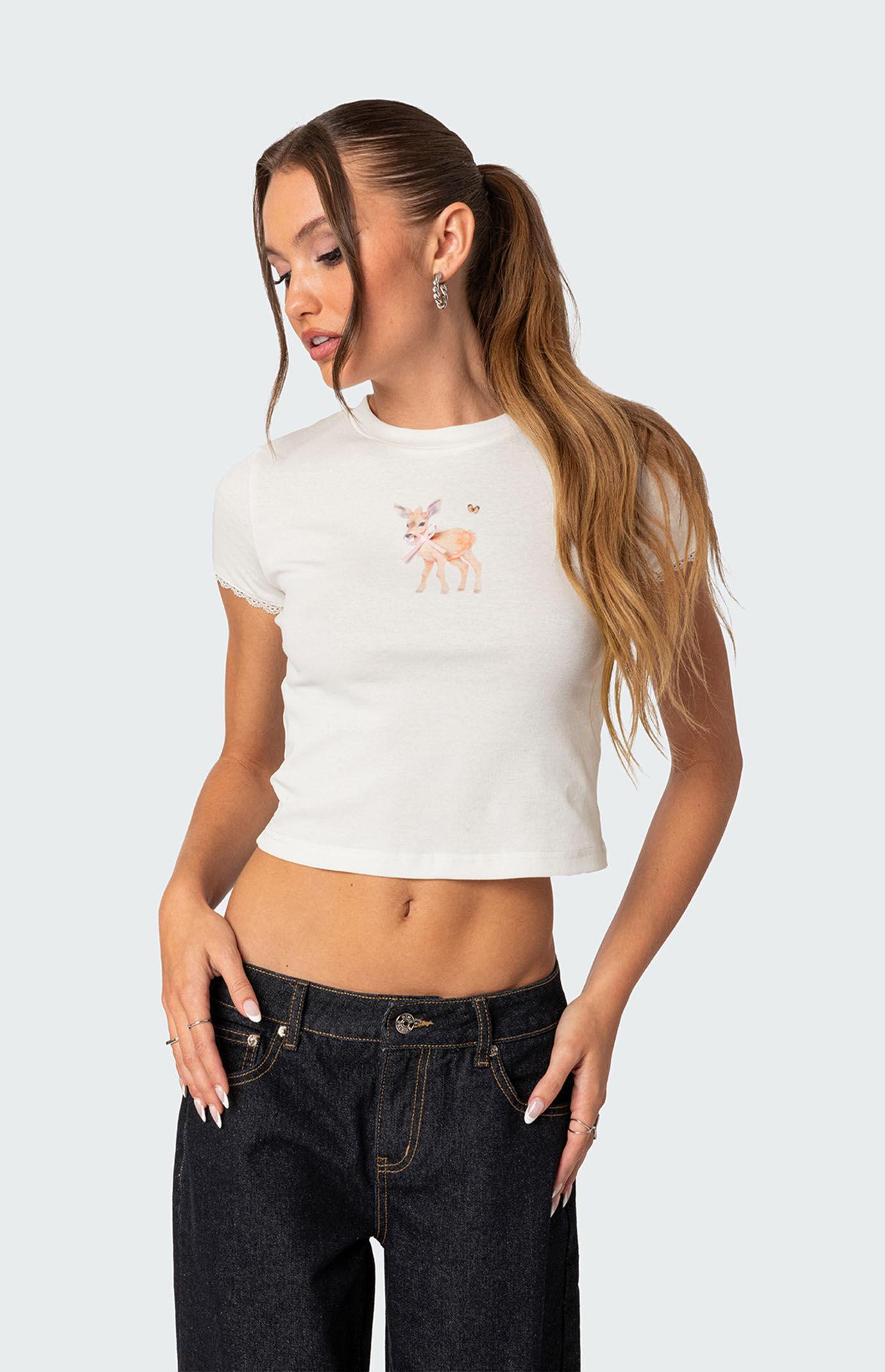 Edikted Womens My Dear T-Shirt Product Image