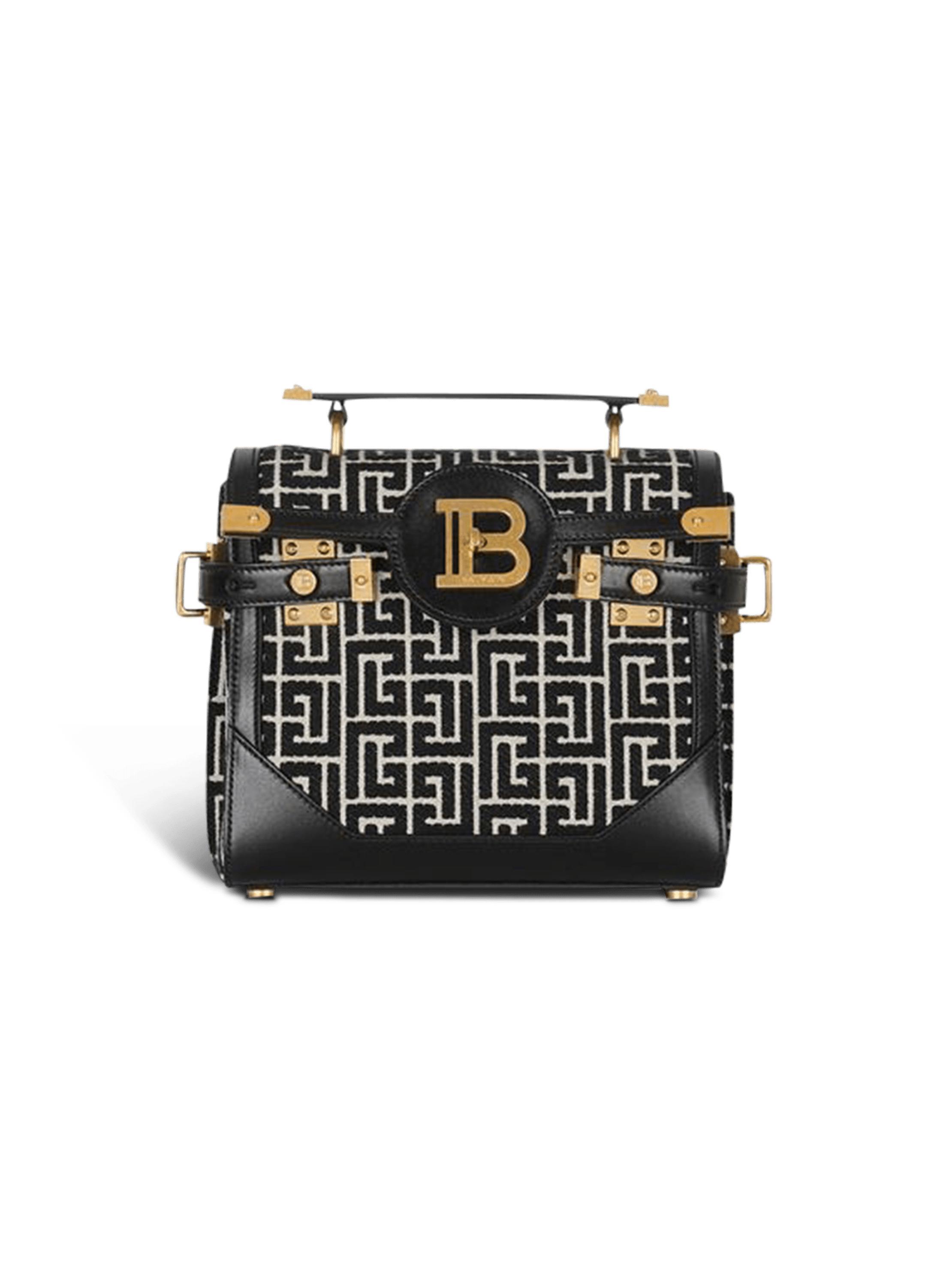 B-Buzz 23 bag in jacquard and leather Product Image