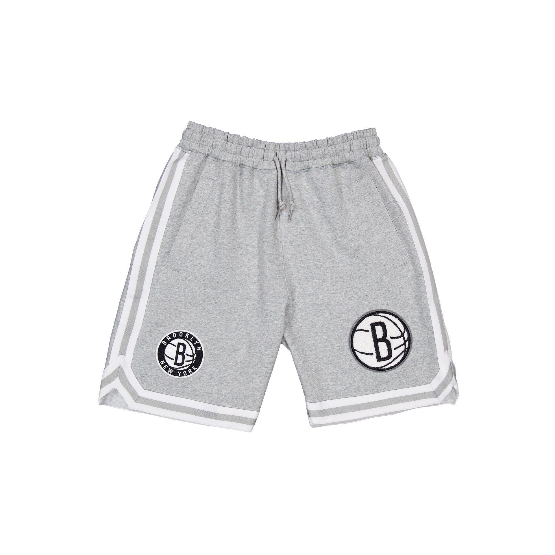 Brooklyn Nets Gray Logo Select Shorts Male Product Image