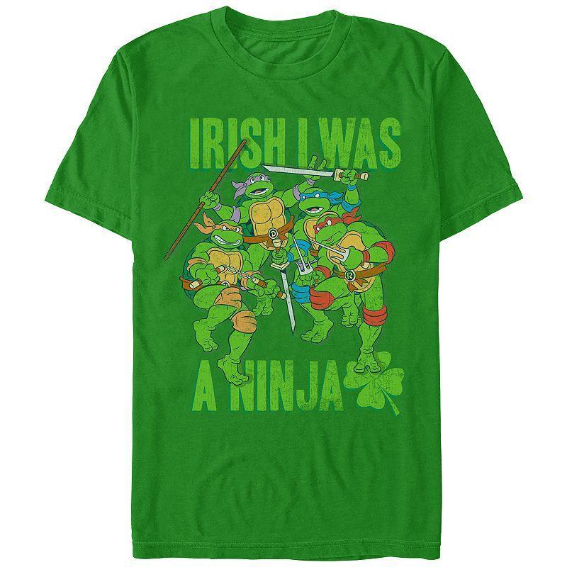 Mens Teenage Mutant Ninja Turtles Irish I Was A Ninja Graphic Tee Product Image