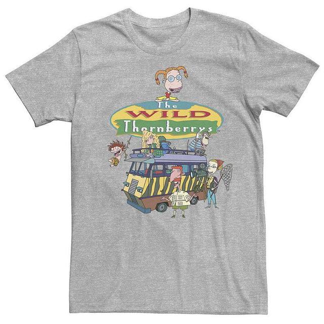 Boys 8-20 Nickelodeon The Wild Thornberrys Family RV Logo Tee, Mens Athletic Grey Product Image