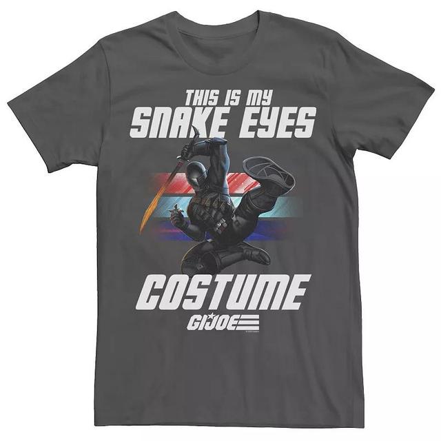 Mens G.I. Joe Halloween This Is My Snake Eyes Costume Tee Grey Product Image