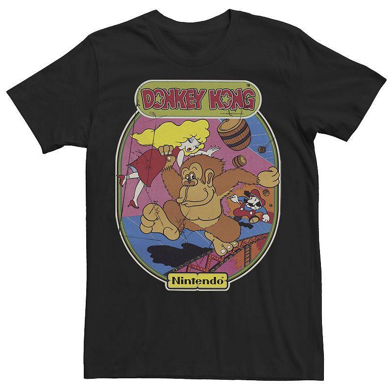 Mens Nintendo Donkey Kong Mario Retro Art Tee Product Image