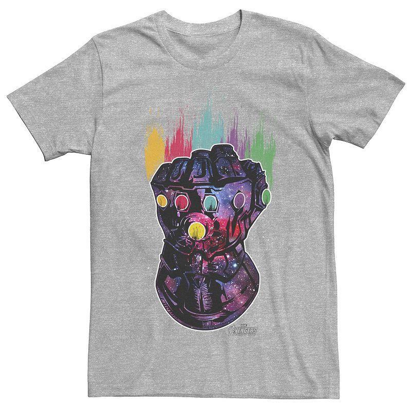 Mens Marvel Infinity War Galaxy Paint Gauntlet Graphic Tee Product Image