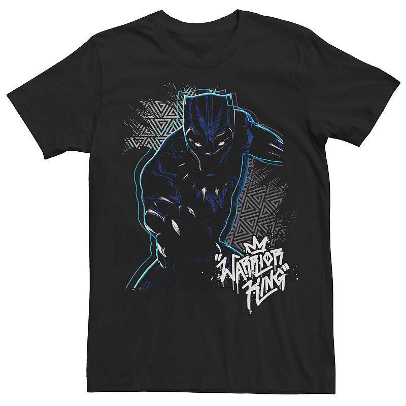 Mens Marvel Panther Warrior King Portrait Tee Product Image