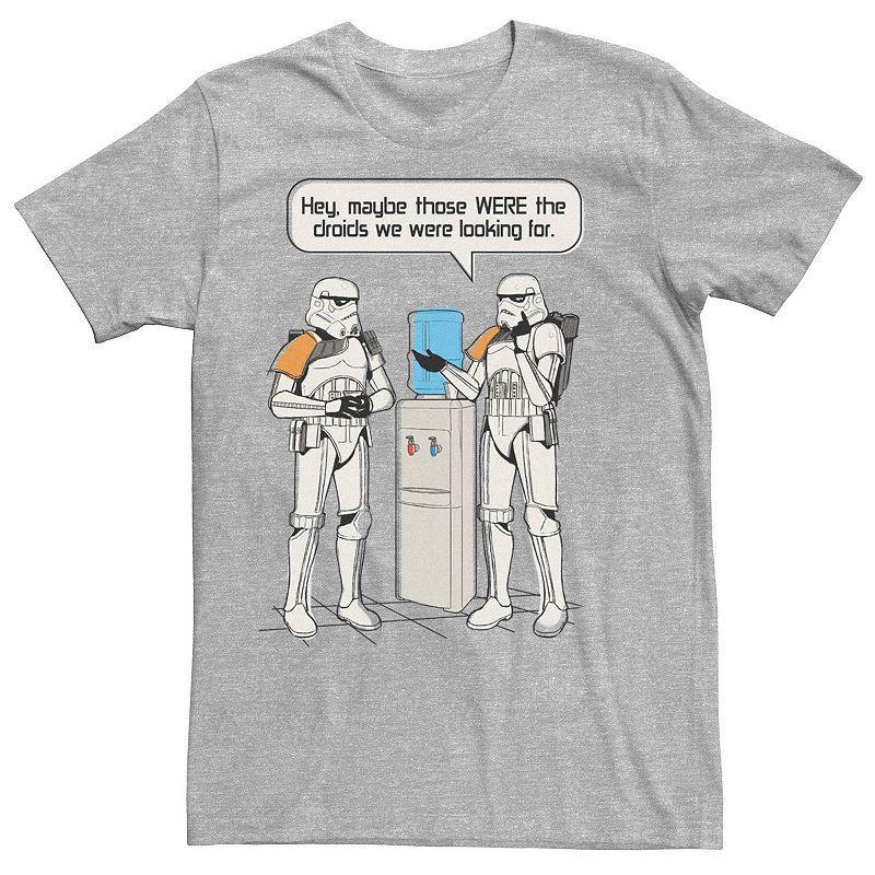 Mens Star Wars Stormtrooper Those Were The Droids Tee Athletic Grey Product Image