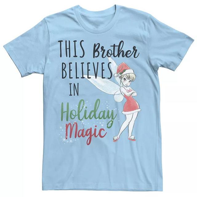 Disneys Peter Pan Christmas Tinker Bell Holiday Magic Brother Mens Tee Product Image