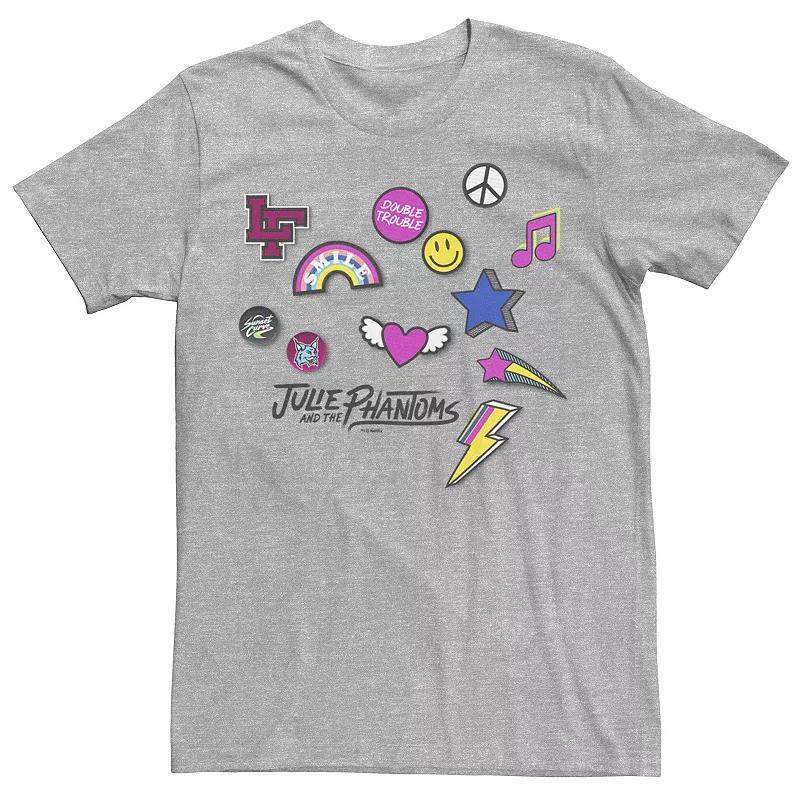 Mens Julie And The Phantoms Icon Mashup Tee Athletic Grey Product Image