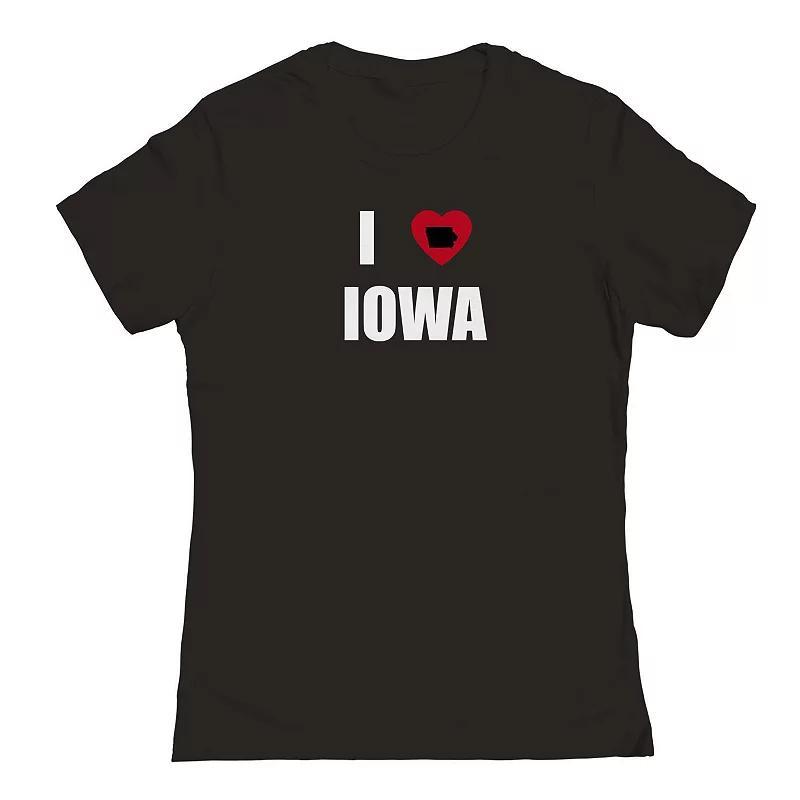 Juniors I Heart Iowa Graphic Tee, Womens Product Image