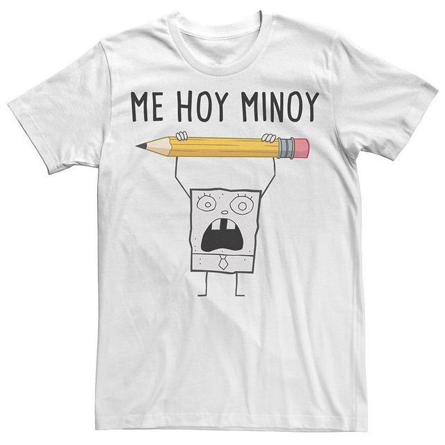 Big & Tall Nickelodeon SpongeBob SquarePants DoodleBob Me Hoy Minoy Tee, Mens Product Image