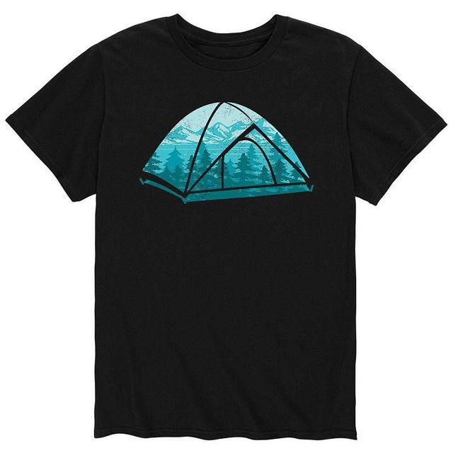 Mens Outdoor Scene Tent Tee Product Image