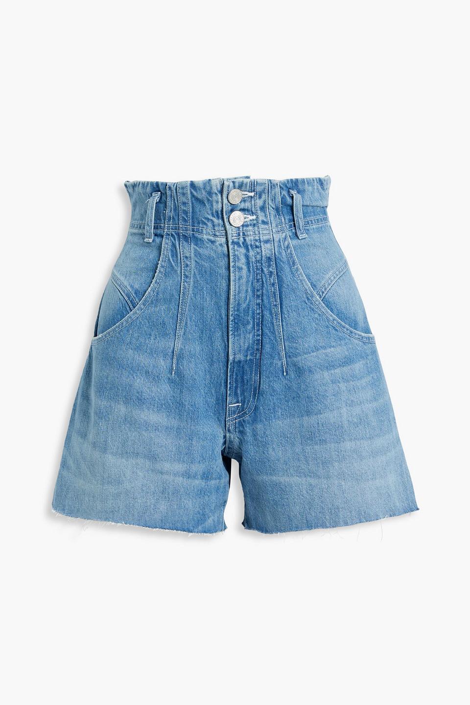 Denim Shorts In Light Denim Product Image