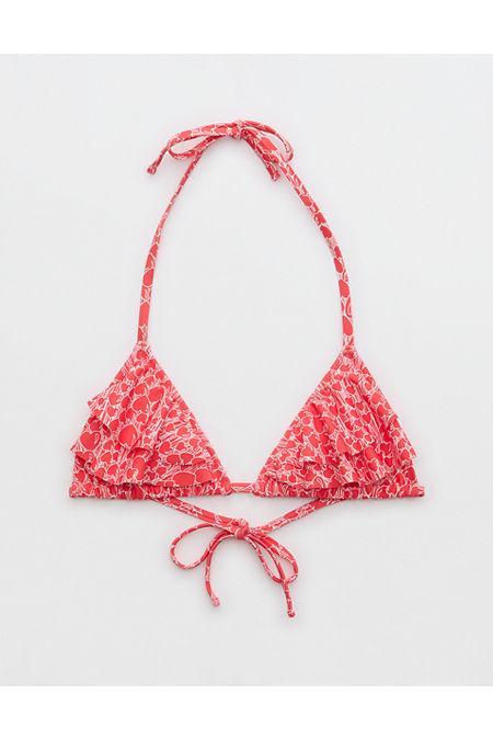 Aerie Ruffle String Triangle Bikini Top Women's Product Image