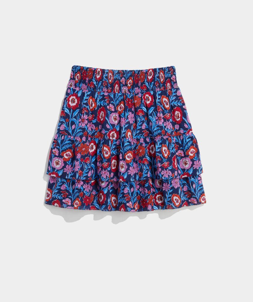 Tisbury Floral Smocked Skirt Product Image