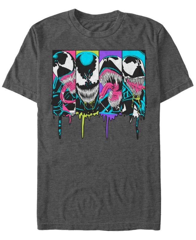 Mens Marvel Comics Neon Venom Tee Grey Heather Product Image