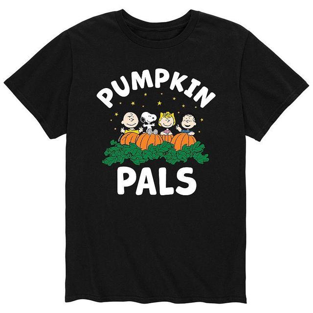 Mens Peanuts Pumpkin Pals Tee Black Product Image