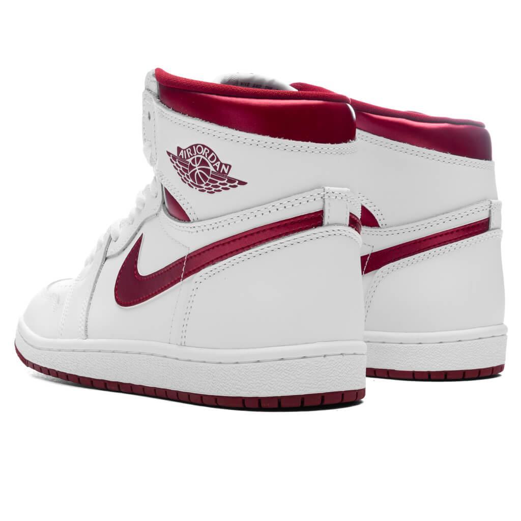 Air Jordan 1 High Retro '85 'Metallic Burgundy' - White/Team Red/White Male Product Image