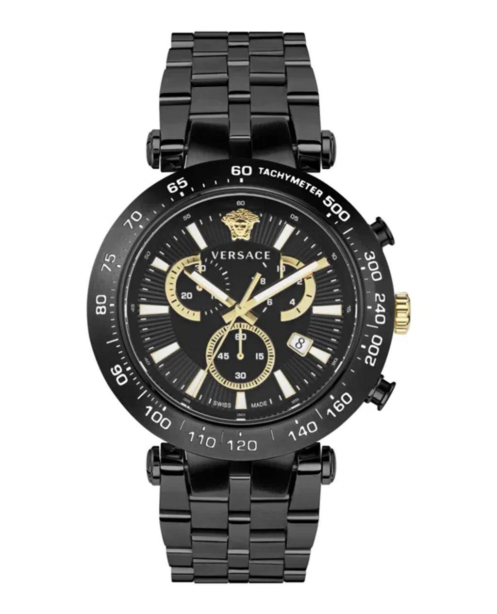 Bold Chrono Bracelet Watch In Black Product Image