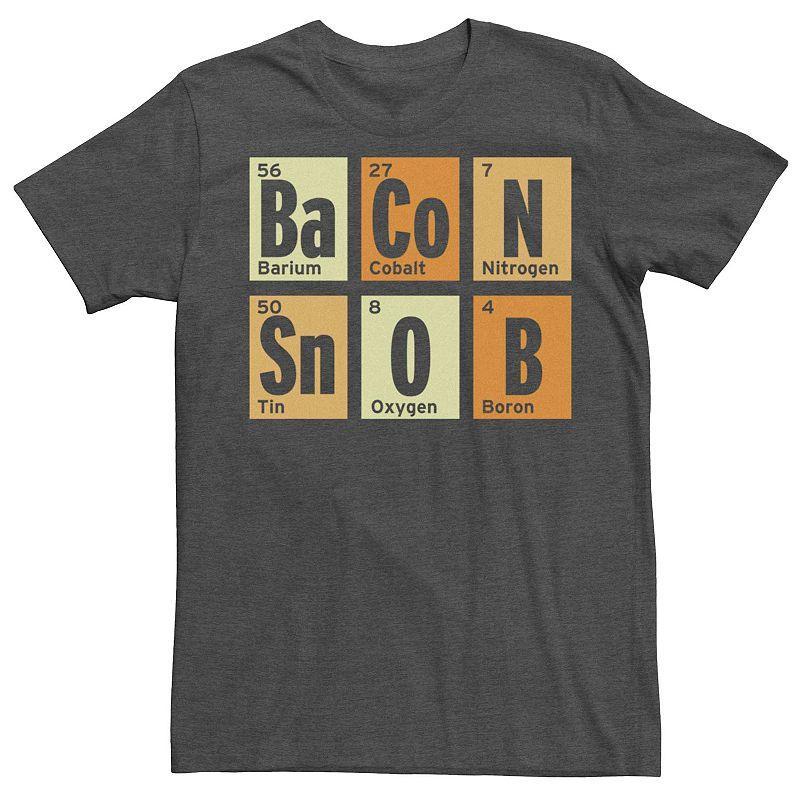 Mens Bacon Snob Elements Graphic Tee Product Image