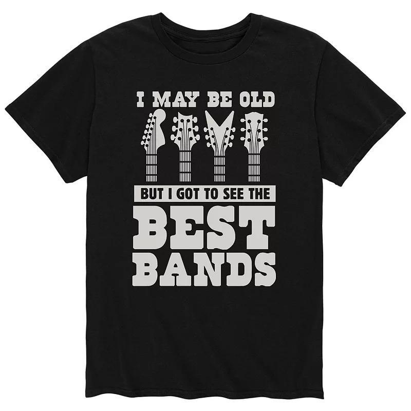 Mens I May Be Old Best Bands Tee Product Image