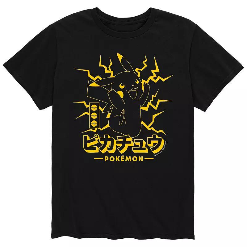 Big & Tall Pokemon Pika Lighting Tee, Mens Product Image