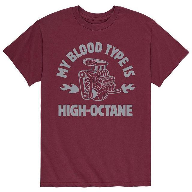 Mens My Blood Type High Octane Tee Product Image