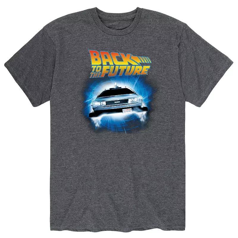 Mens Back To The Future Delorean Time Machine Car Tee Product Image