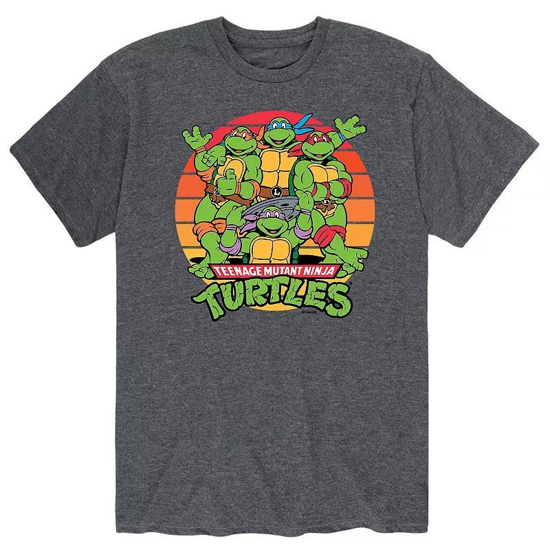 Mens Teenage Mutant Ninja Turtles Retro Sunset Tee Product Image