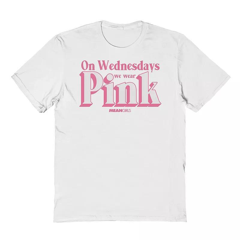 Mens On Wednesdays We Wear Pink Graphic Tee Product Image