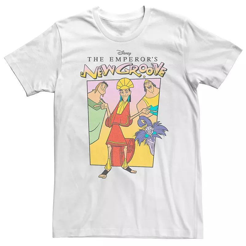 Disneys The Emperors New Groove Big & Tall Poster Cast Graphic Tee, Mens Product Image