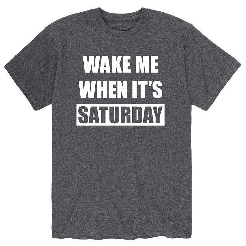 Mens Wake Me Saturday Tee Product Image