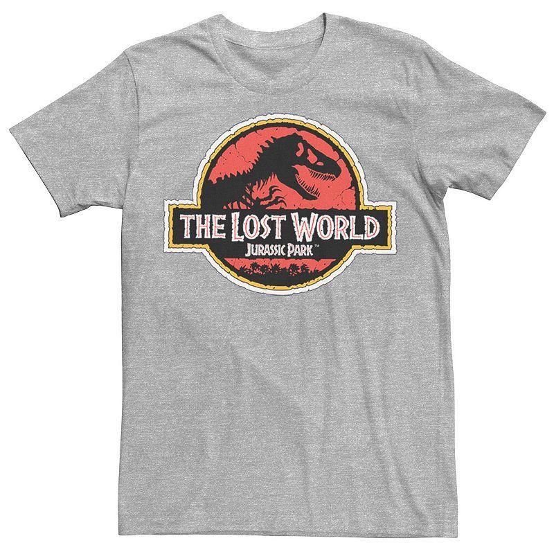 Mens Jurassic Park The Lost World Movie Logo Tee Grey Product Image