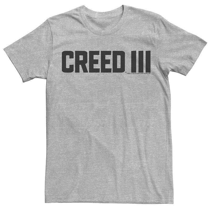 Mens Creed III Logo Graphic Tee Athletic Grey Product Image