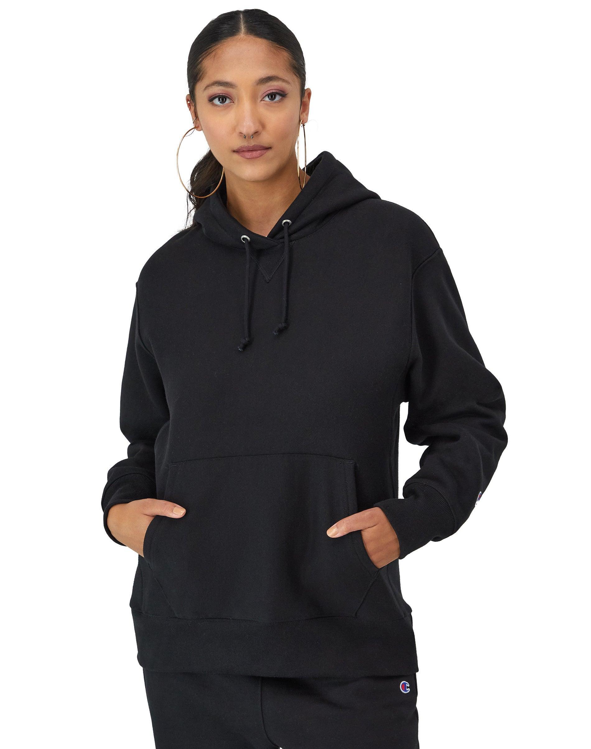 Womens Champion Reverse Weave Stadium Hoodie Silver Grey S Product Image