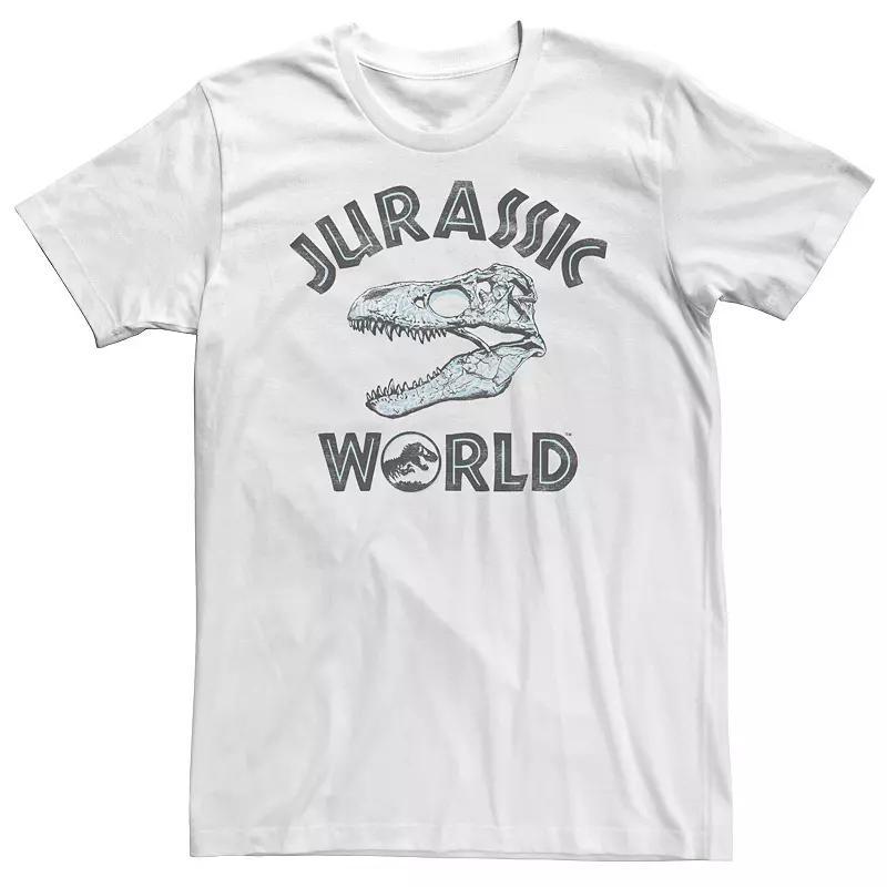 Big & Tall Jurassic World Two T-Rex Pattern Skull Tee, Mens Product Image