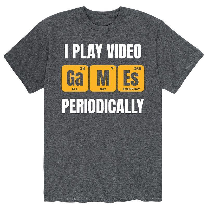 Mens Play Video Games Periodically Tee Product Image