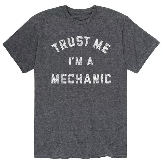 Mens Trust Me Im A Mechanic Tee Heather Grey Product Image