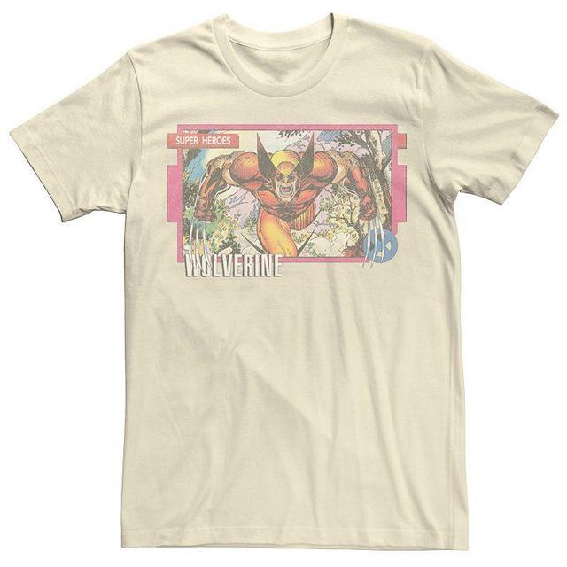 Mens Marvel X-Men Wolverine Super Heroes Portrait Panel Tee Product Image