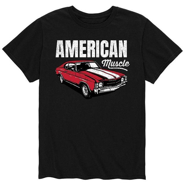 Mens American Muscle Tee Black Product Image