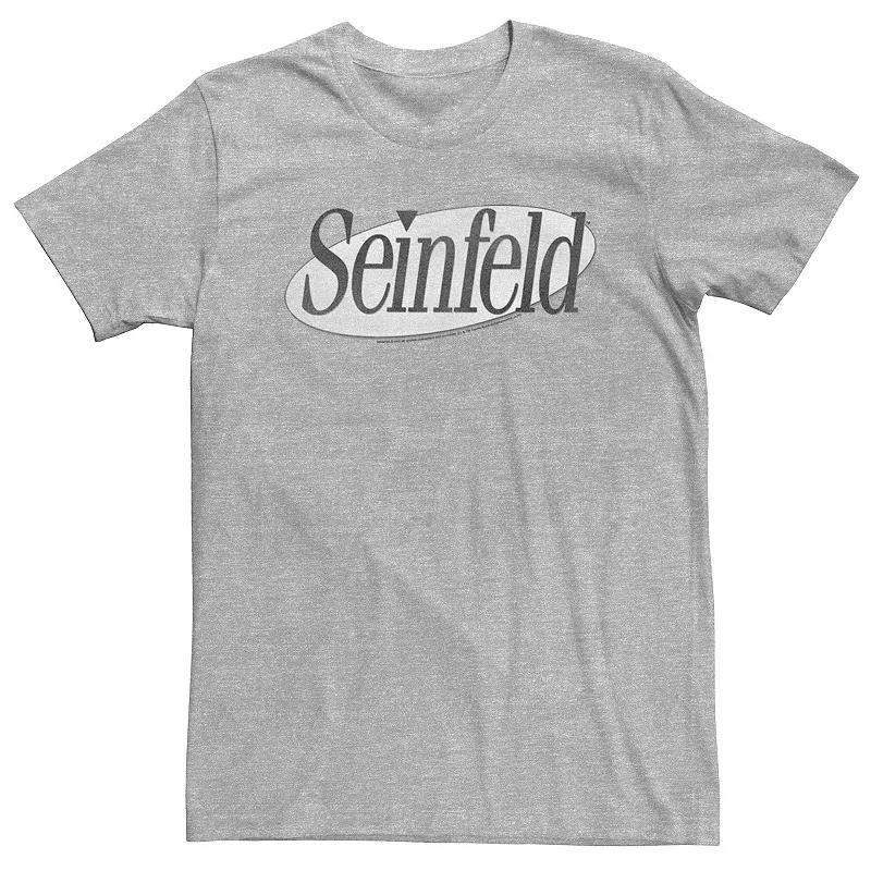 Big & Tall Seinfeld Original Logo Tee, Mens Athletic Grey Product Image