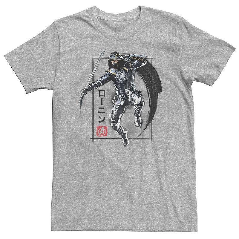 Big & Tall Marvel Avengers Endgame Ronin Poster Tee, Mens Athletic Grey Product Image