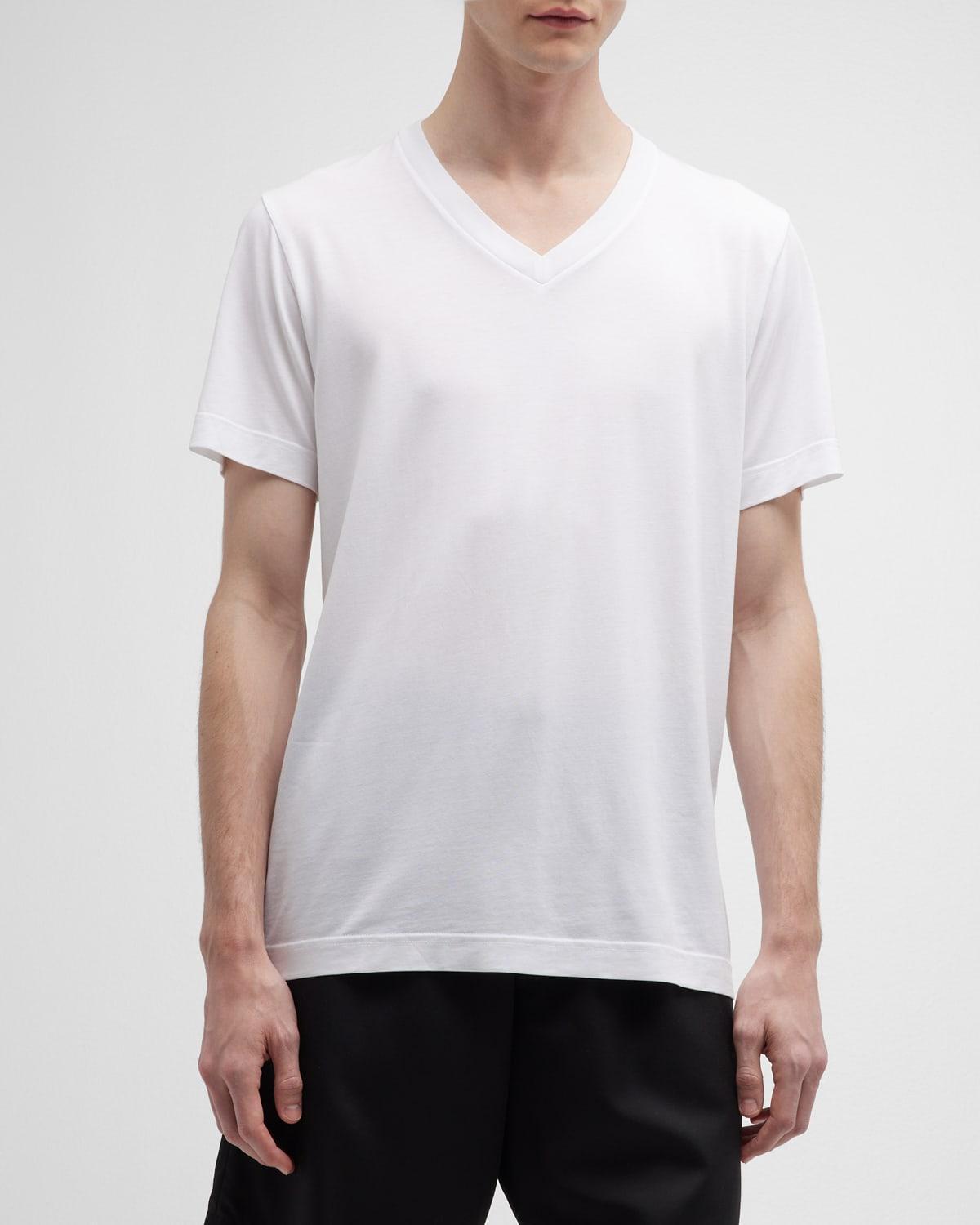 Mens V-Neck Stretch T-Shirt Product Image