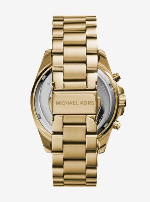 Oversized Pavé Logo -Tone Watch Product Image