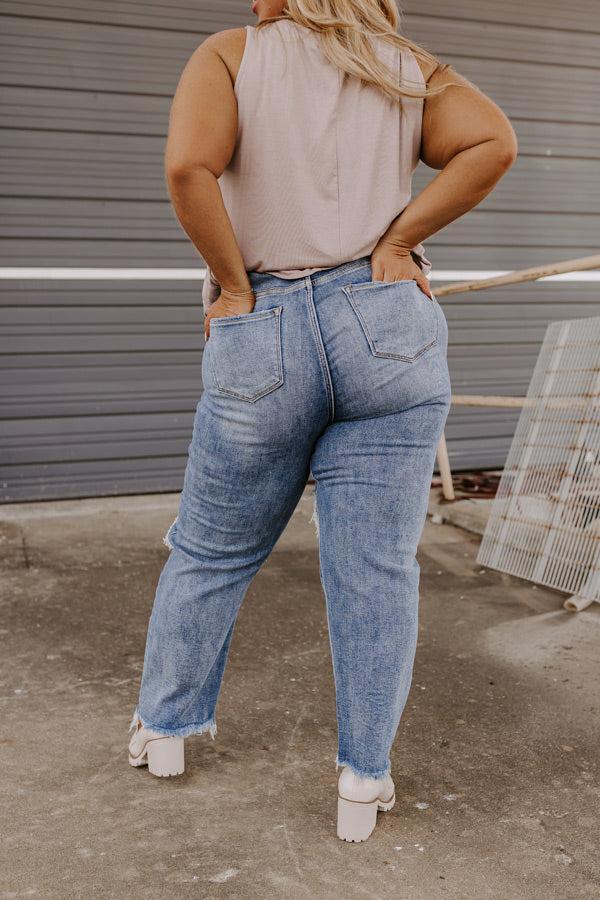 Risen The Maya High Waist Distressed Jean Curves Product Image