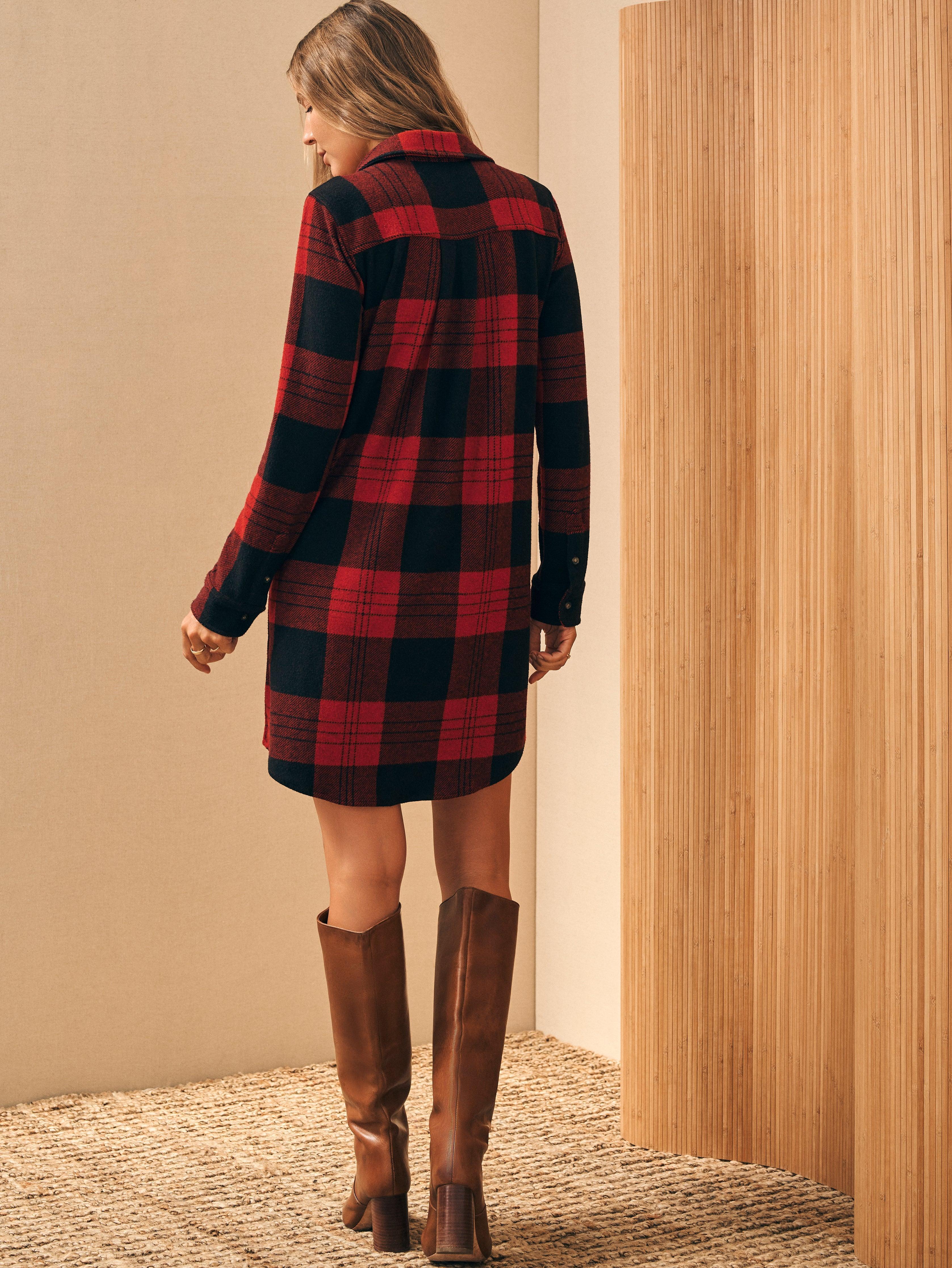 Legend™ Sweater Dress - Orchard House Plaid Female Product Image