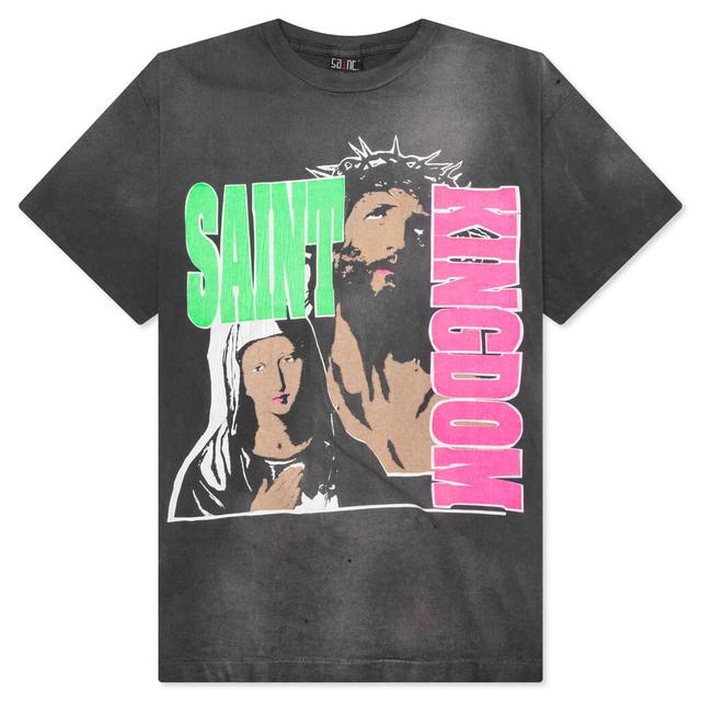 Saint Michael x Last Man St Kingdom S/S Tee - Black Male Product Image