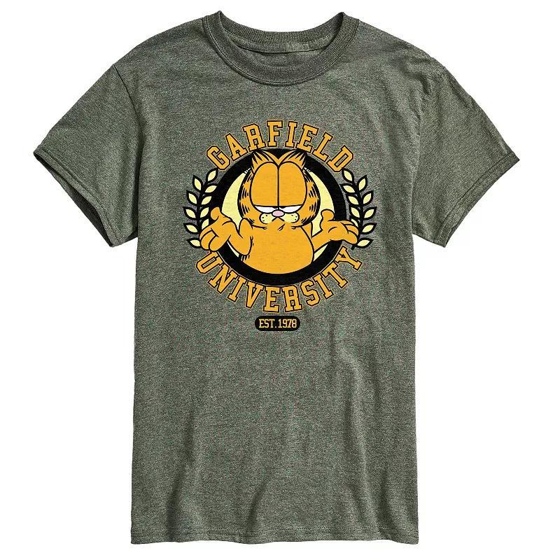 Mens Garfield University Graphic Tee Product Image