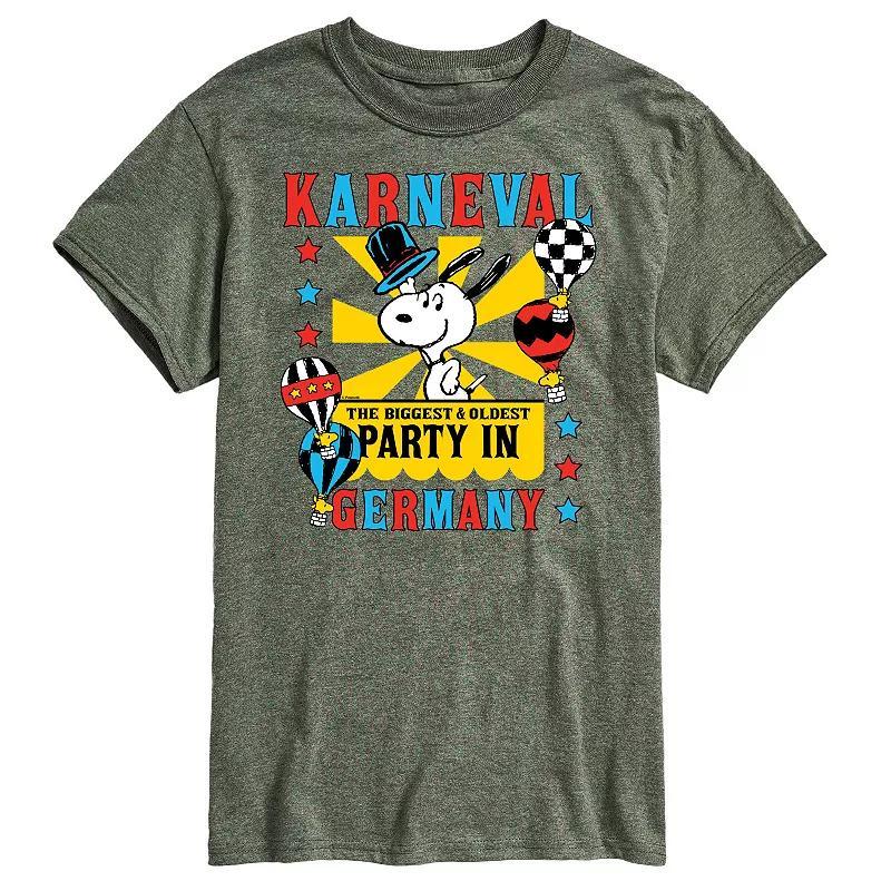 Mens Peanuts Karneval Germany Graphic Tee Product Image